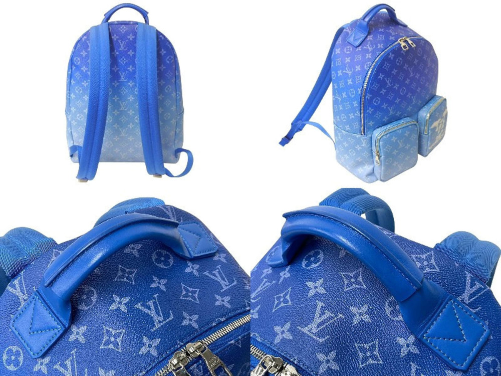 LOUIS VUITTON Monogram Clouds Backpack Blue White Cloud Bag